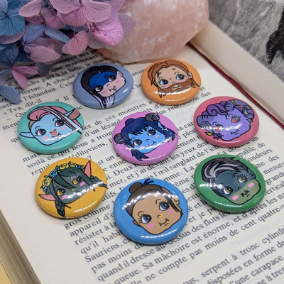 Mighty Nein Badges